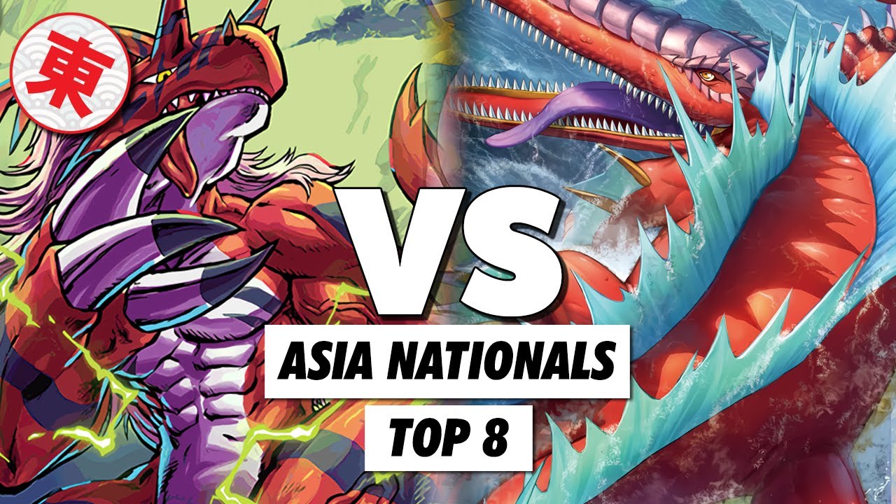 Guilmon/Phoenixmon vs. Guilmon/Leviamon Grand Asia Open Finals - Top 8