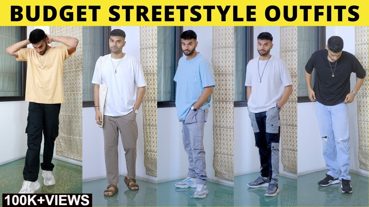 6 EASY Street Style Outfits in Budget | Oversized T Shirt Streetstyle ...