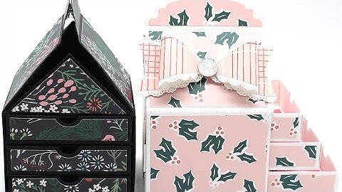 KSCRAFT Milk Carton with Drawer Share& Tutorial #Easy& Cute!!! #papercrafting