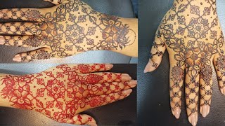 Stylish and simple mehndi | Back hand henna design | New arabic mehndi design screenshot 1