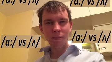 English Pronunciation Video Lesson 4: /ʌ/ vs /ɑ:/