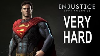 Injustice Gods Among Us - Superman Classic Battles (VERY HARD) NO MATCHES LOST