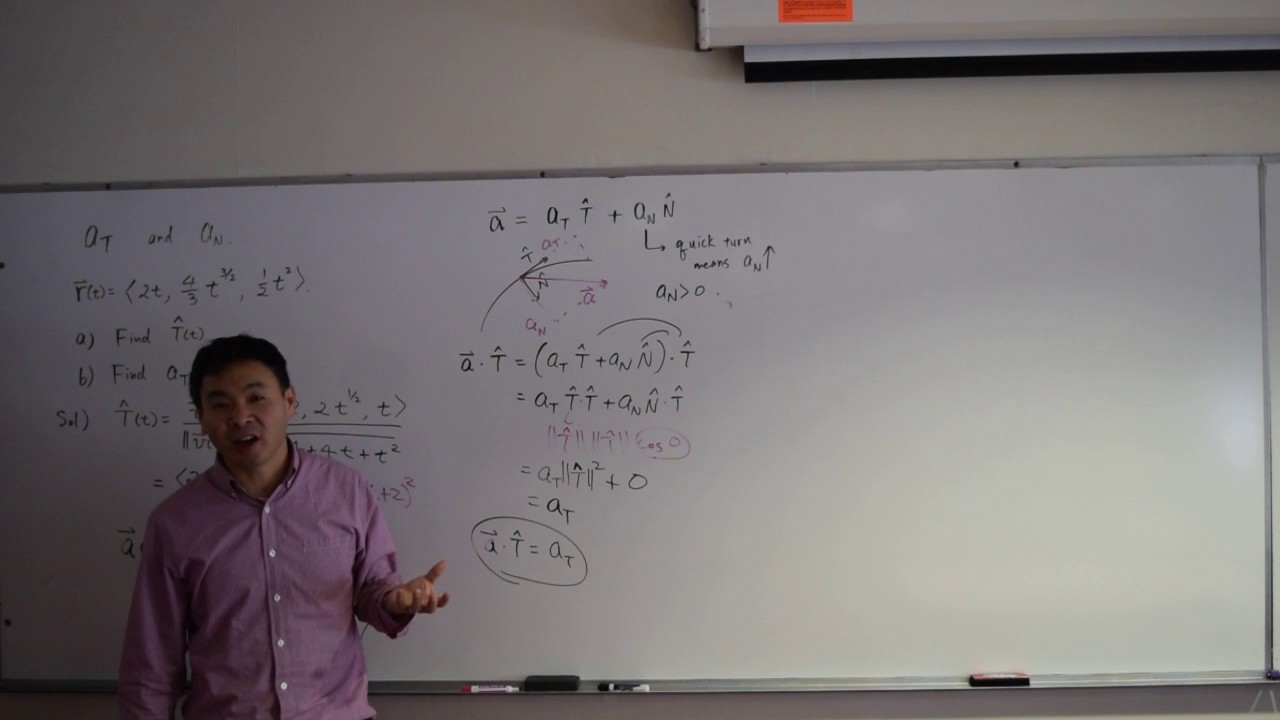 Tangential and normal components of acceleration