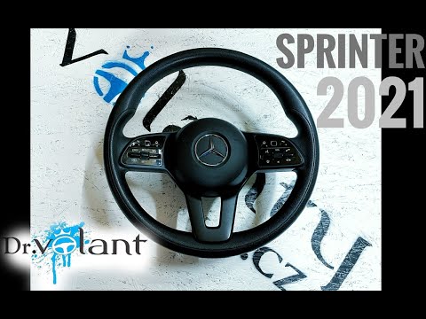 MERCEDES BENZ Sprinter 2021 steering wheel airbag removal