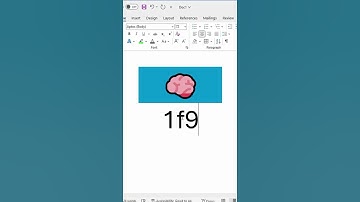 MS Word Brain 🧠 Symbol Shortcut Key | Microsoft Word Tips & Tricks #shorts #YouTubeShorts