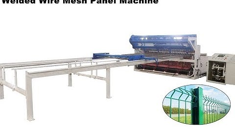 CNC Plc Controller Welded Wire Mesh Panel Machine