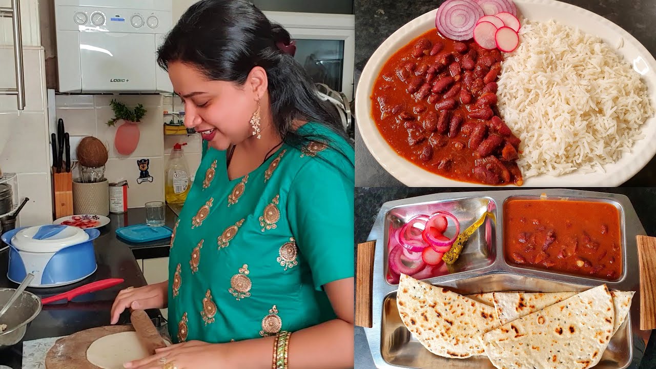Indian NRI Mom's Afternoon to Night Routine (Cooking & Tiding Up) | Punjabi Rajma Masala, Rice, Naan