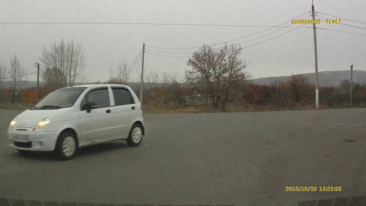 Схождение на матизе