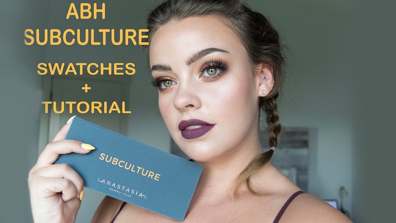 Anastasia Beverly Hills SUBCULTURE Palette Tutorial Swatches