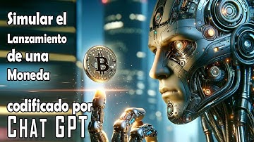 👁🔴 #simulation del Lanzamiento de una Moneda | Usando y Codificando con ChatGPT 🔵