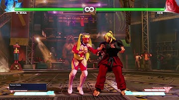 SFV S2 R. Mika mid-screen Irish whip mixups
