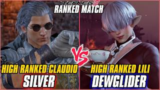 TEKKEN 8 ▰ SILVER (Claudio) vs DEWGLIDER (Lili) ▰ T8 RANKED GAMEPLAY @tekken8highlevelreplay
