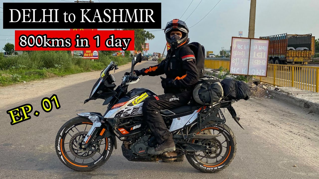 DELHI TO KASHMIR SOLO | Covered 800kms in 1st day | Patnitop | Ep. 01 Other Side Of Kashmir
