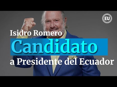 Isidro Romero, de empresario a candidato a la Presidencia del Ecuador