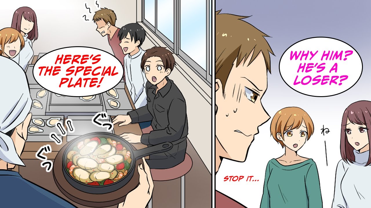 Went to an oyster bar with a friend, but then… [Manga Dub]
