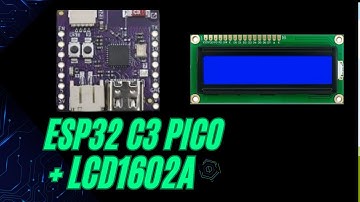 ESP32 C3 pico CONECTAR LCD 1602 por I2C