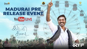 Idli Kadai Pre Release Event, Madurai |Dhanush |Arun Vijay |Nithya Menon |Dawn Pictures |Wunderbar