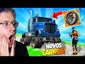 NOVO CARRO QUE ESCALA MONTANHA!! NOVOS PNEUS - FORTNITE