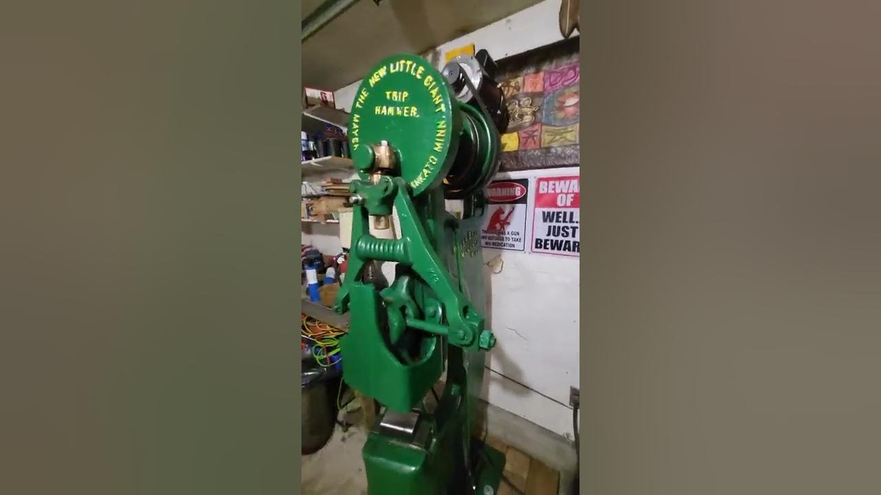 Restored 50lb little giant power hammer operational walk through. YouTube