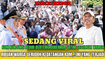 GEGER VIRAL‼️KDM KUNJUNGI KEDIRI JAWA TIMUR DI GERUDOK RIBUAN MASYARAKAT JATIM,.! INI YANG TERJADI..