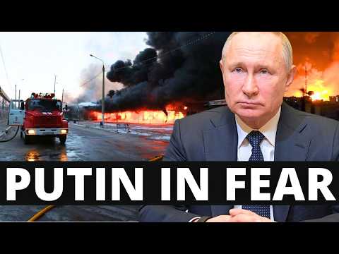 RUSSIA SUFFERS MASSIVE ATTACKS, PUTIN’S PLANE FLEES UKRAINIAN DRONES! Breaking News The Enforcer