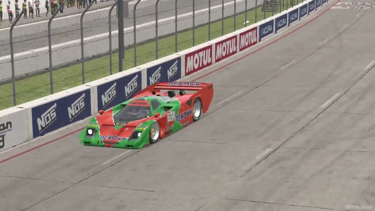 Nissan GTP ZX-T at Long Beach Hotlap - YouTube