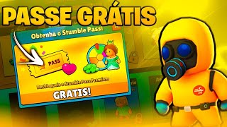 ✓ COMO TER O PASSE DO STUMBLE GUYS GRÁTIS - SEM GASTAR NADA!!! 🤩 