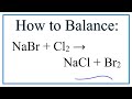 Balancing Chemical Equations