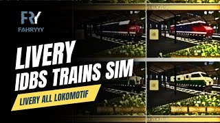 LIVERY GAME IDBS INDONESIA TRAINS SIMULATOR PART 1 screenshot 5