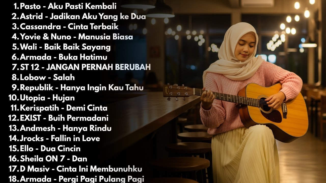 PLAYLIST AKUSTIK LAGU POP INDONESIA 2000-AN TERBAIK & HITS | Playlist Full Album TANPA IKLAN