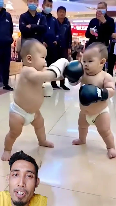 Bocil main tinju lucu #baby #cute #cutebaby #funny