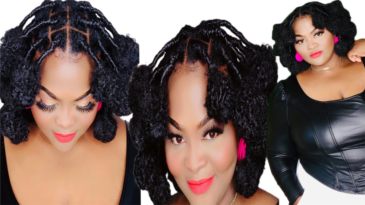 Traditional African Madagascar hairstyle,inspired by Rihanna (easiest method)