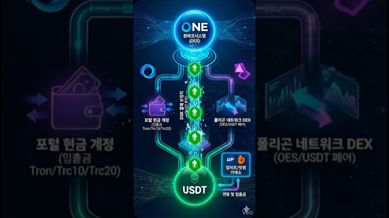 원에코시스템 ONE 지갑과 USDT, 거래소 연동 