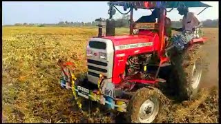 Massey Ferguson 7250 Power Up Non Stop In 107Hr With Cultivator