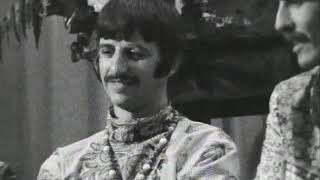 The Beatles with The Maharashi Bangor 1967 (Short Sample Clip)