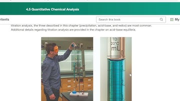 4.5 quantitative chemical analysis