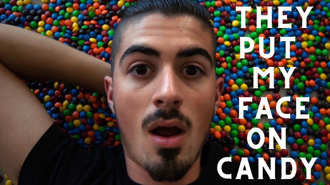 They put my face on candy YouTube