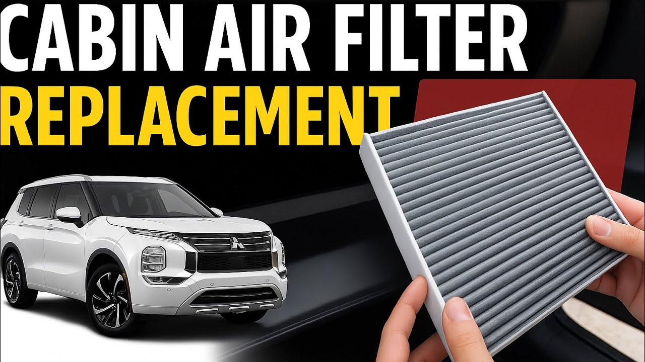 2024 Mitsubishi Outlander PHEV Cabin Air Filter Replacement | Quick DIY Guide