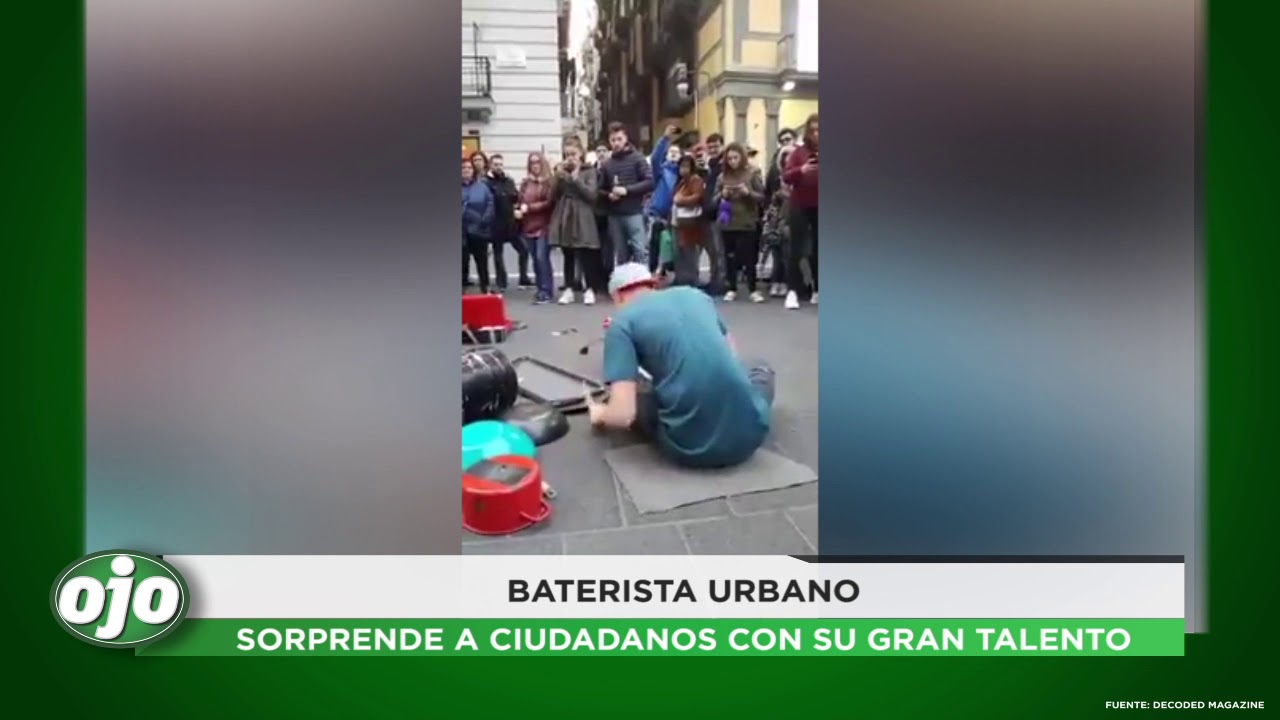 Baterista urbano sorprende con su gran talento 🙌🎶 noticias de el salvador