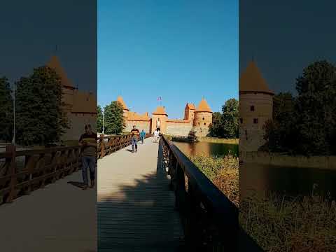 Video: Grad Trakai: slavna srednjeveška trdnjava v Litvi
