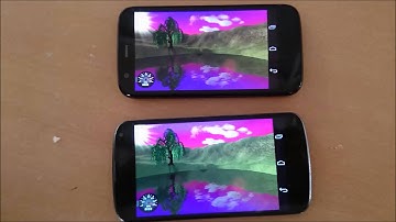 Nenamark2 Benchmark Moto G vs. Nexus 4