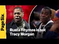 Busta Rhymes curses out kid who calls him Tracy Morgan in wild exchange