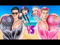 Extreme Makeover From Wednesday Addams and Enid to Mermaid! How to Become a Mermaid!