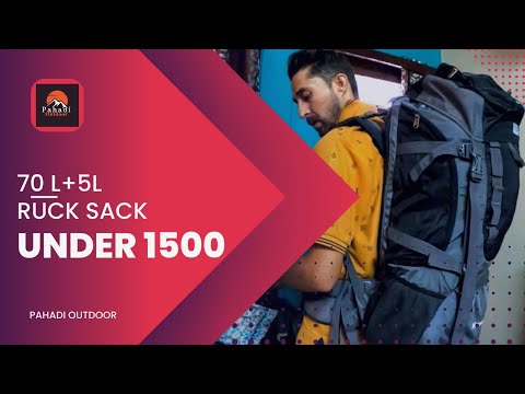 Best Rucksack Under 1500 in India. Best hiking bag under 1500 in India, HINDI review| PAHADI