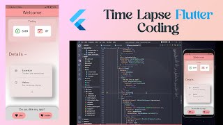 Time lapse Flutter coding and Lo-Fi music Profile