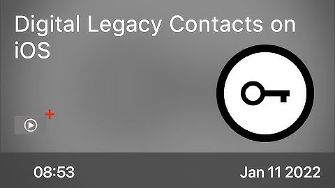 SCOM1116 - Digital Legacy Contacts on iOS - Preview