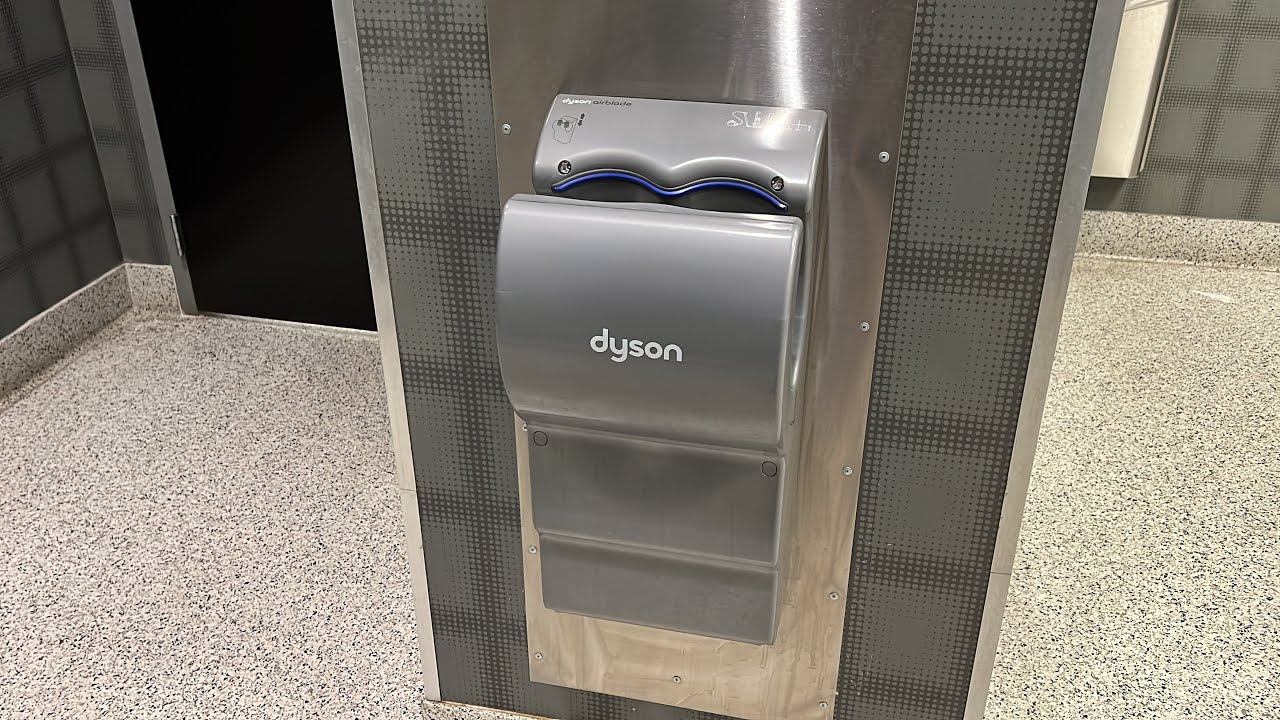 Dyson Airblade AB02 | Columbus Municipal Airport | Columbus, IN - YouTube