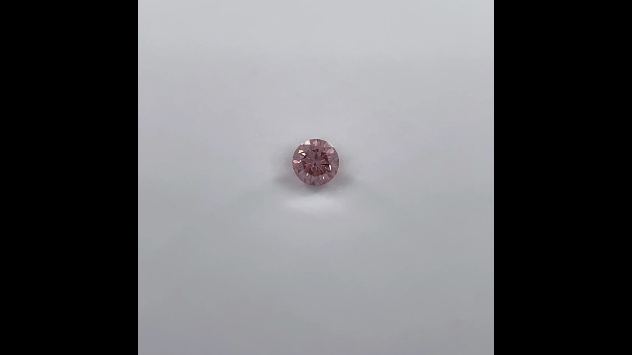 508906 ﾋﾟﾝｸﾀﾞｲﾔﾓﾝﾄﾞﾙｰｽ RD 0.036ct FIP-SI1 CGLソ付 - カピルのお店