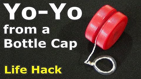 Yo-Yo from a Bottle Cap - a simple life hack / How to make Yo-Yo yourself