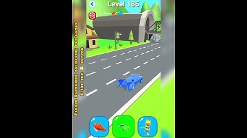 Shape-Shifting 🚲🚁🛶🚗 Game | Level-185 | Gameplay Walk-through #gaming #shapeshifting #shorts #games